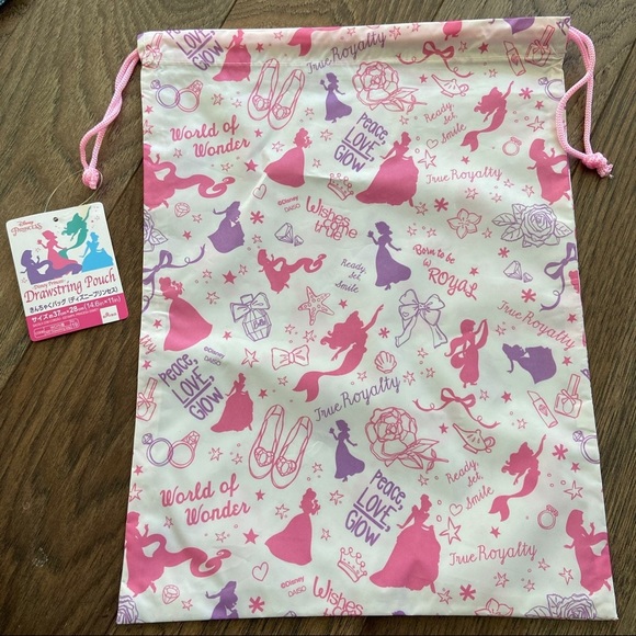 Disney Princess Drawstring Pouch Bag - Picture 1 of 2